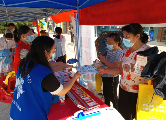 阜沙鎮(zhèn)禁毒信息〔2022〕第168期--阜沙鎮(zhèn)開展“不忘建黨崢嶸史，牢記使命宣禁毒”主題宣傳活動（2